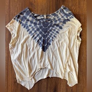 We the Free Blue and White Tie Dye shirt